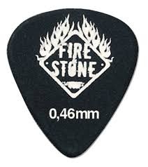 Guitar Pick Fire&Stone 0,46mm Black