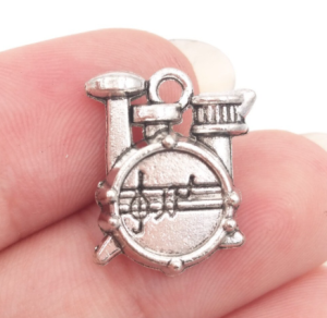 Pendant Chrome "Drum Set" 17mm