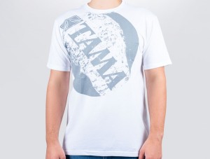 TAMA TT11CIRWH-S Circle Tee T-Shirt (S)