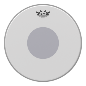 REMO CS Emperor Coated Black Dot 12"