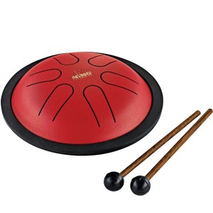 NINO 980R Mini Steel Tongue Drum (Red)