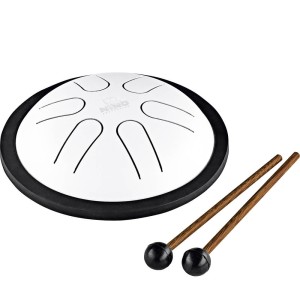 NINO 980WH Mini Steel Tongue Drum (White)