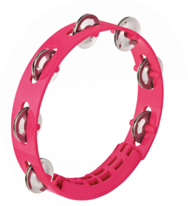 NINO 49SP Compact ABS Tambourin 8" (Pink)