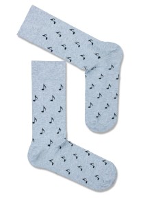 SILESIA DRUM Socks Note Gray (43-46)