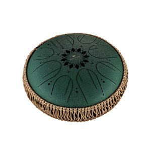 MEINL MOSTD4D Octave Steel Tongue Drum Dark Green F#Minor 432 Hz