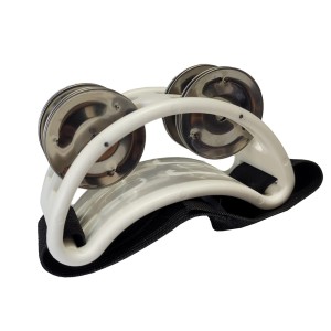 GRV TF-4WH Foot Tambourine (White)