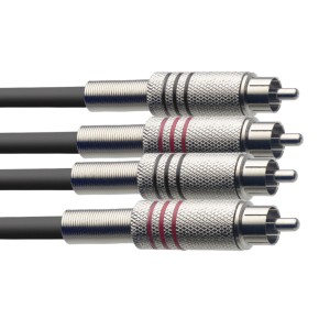 STAGG STC2C Cable audio 2m (RCA/RCA)