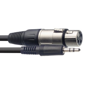 STAGG SAC3MPSXF Cabel stereo mini jack/XLR 3m