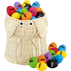 NINO Egg Shaker Set 80 pcs + Elephant basket