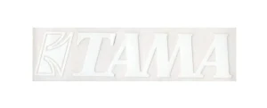 TAMA TLS80WH Logo Sticker 40mm x 190mm White