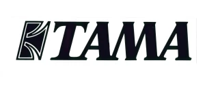 TAMA TLS120BK Logo Sticker 60mm x 280mm Black