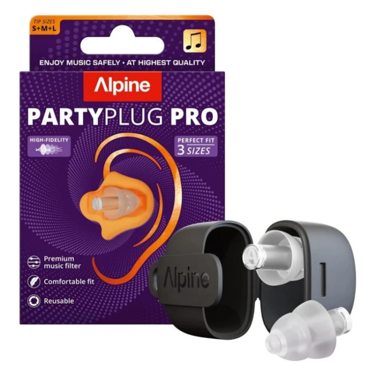 Alpine PartyPlug PRO Transparent Multisize 1.webp
