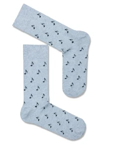 SILESIA DRUM Socks Note Gray (39-42) 