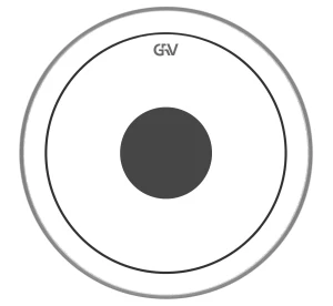 GRV PS Black Dot Bass Clear 20"