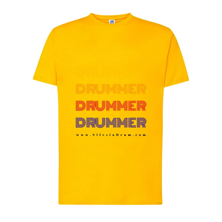 silesia_drum_tshirt_koszulka_yellow_zolta_s