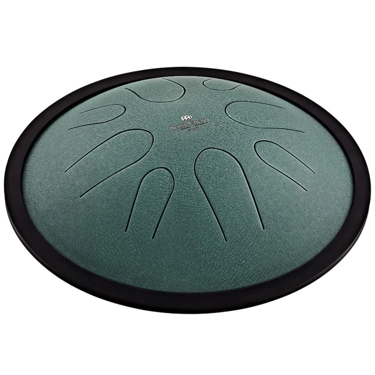 meinl-steel-tongue-drum-10-inch-b-minor-dark-green