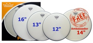 REMO ProPack Emperor Coated 12,13,16 + Ambas. 14